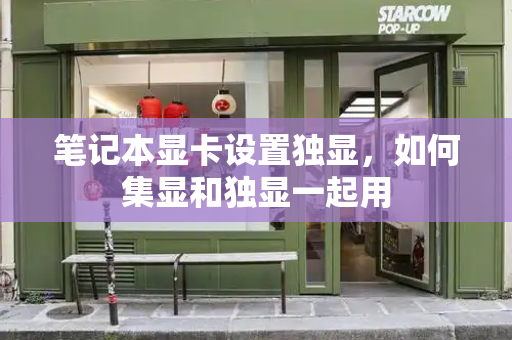 笔记本显卡设置独显，如何集显和独显一起用-第1张图片-星选测评