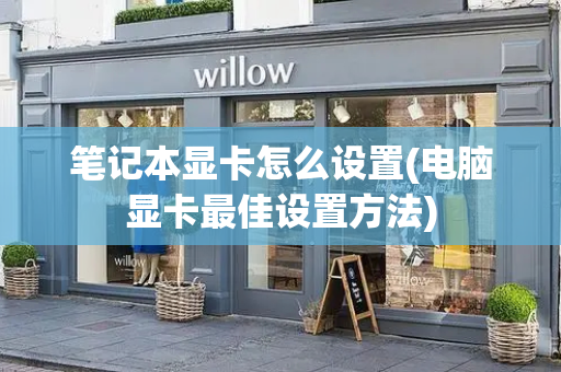 笔记本显卡怎么设置(电脑显卡最佳设置方法)