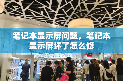 笔记本显示屏问题，笔记本显示屏坏了怎么修