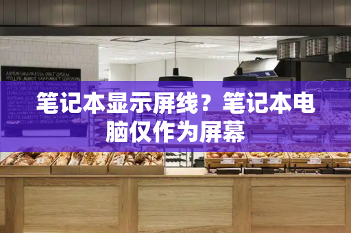 笔记本显示屏线？笔记本电脑仅作为屏幕
