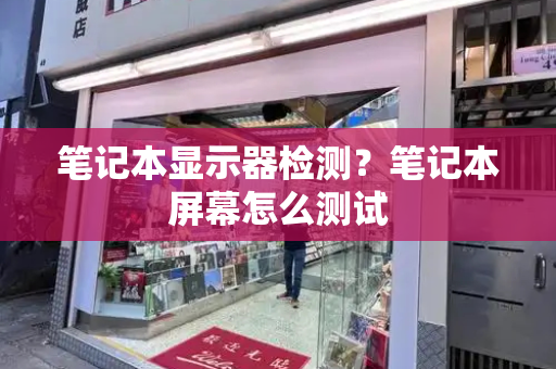 笔记本显示器检测？笔记本屏幕怎么测试-第1张图片-星选测评