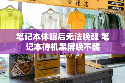 笔记本休眠后无法唤醒 笔记本待机黑屏唤不醒