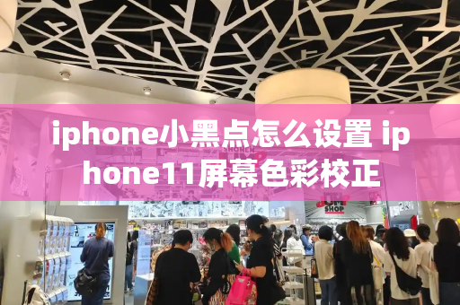iphone小黑点怎么设置 iphone11屏幕色彩校正