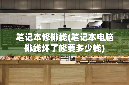 笔记本修排线(笔记本电脑排线坏了修要多少钱)-第1张图片-星选测评