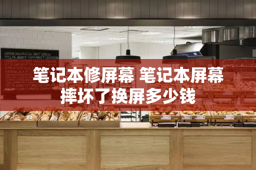 笔记本修屏幕 笔记本屏幕摔坏了换屏多少钱-第1张图片-星选测评