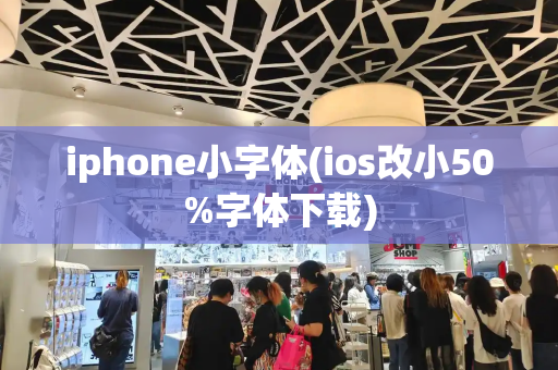 iphone小字体(ios改小50%字体下载)