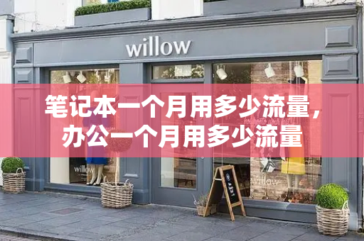 笔记本一个月用多少流量，办公一个月用多少流量