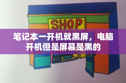 笔记本一开机就黑屏，电脑开机但是屏幕是黑的