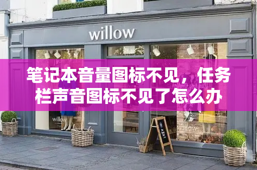 笔记本音量图标不见，任务栏声音图标不见了怎么办