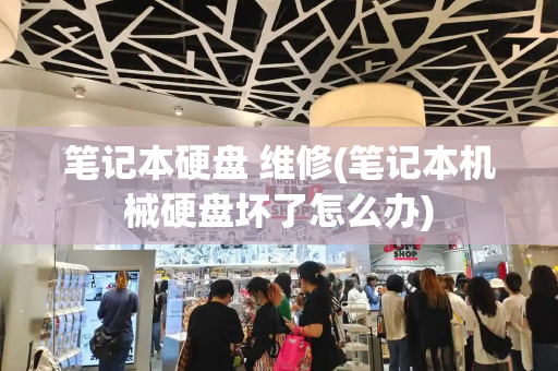笔记本硬盘 维修(笔记本机械硬盘坏了怎么办)-第1张图片-星选测评
