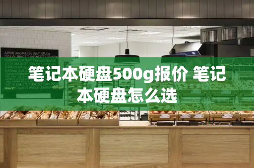 笔记本硬盘500g报价 笔记本硬盘怎么选-第1张图片-星选测评