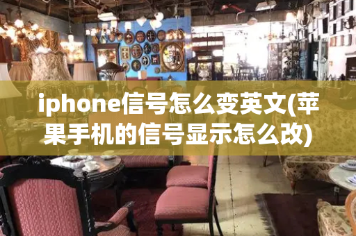 iphone信号怎么变英文(苹果手机的信号显示怎么改)-第1张图片-星选测评