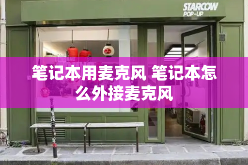 笔记本用麦克风 笔记本怎么外接麦克风-第1张图片-星选测评