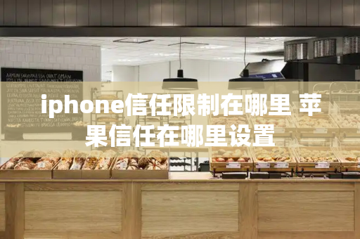 iphone信任限制在哪里 苹果信任在哪里设置
