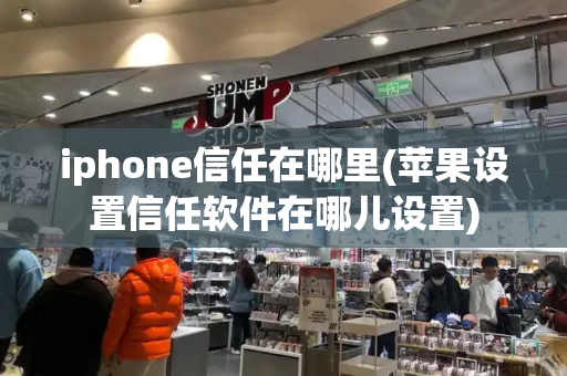 iphone信任在哪里(苹果设置信任软件在哪儿设置)