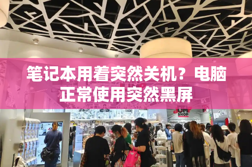 笔记本用着突然关机？电脑正常使用突然黑屏-第1张图片-星选测评