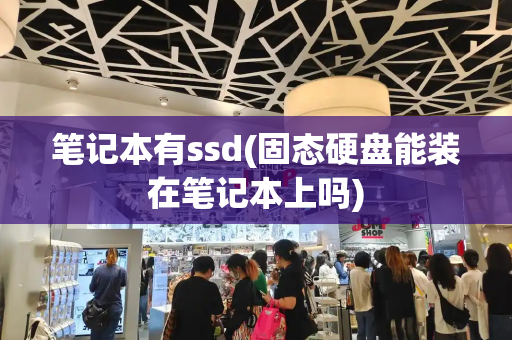 笔记本有ssd(固态硬盘能装在笔记本上吗)-第1张图片-星选测评