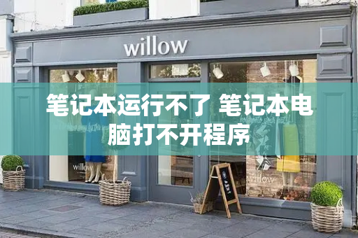 笔记本运行不了 笔记本电脑打不开程序