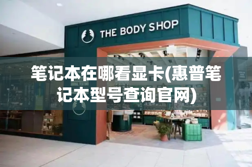 笔记本在哪看显卡(惠普笔记本型号查询官网)