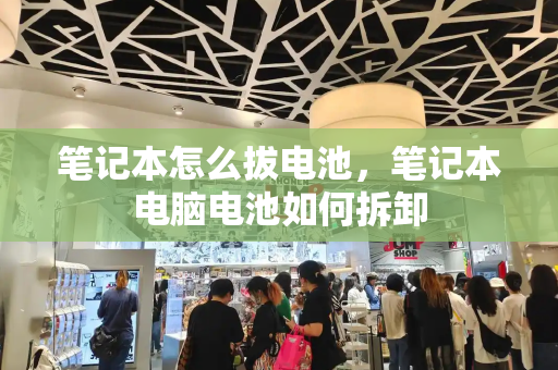 笔记本怎么拔电池，笔记本电脑电池如何拆卸