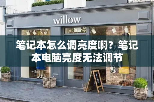 笔记本怎么调亮度啊？笔记本电脑亮度无法调节