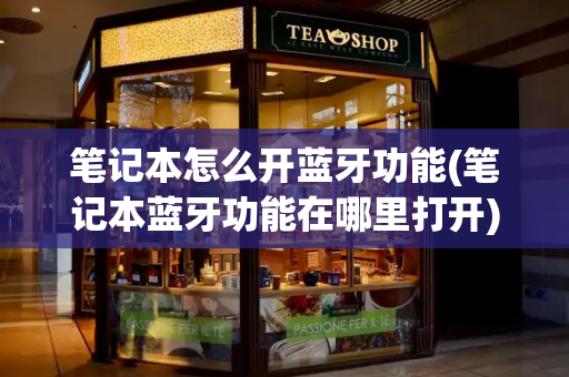 笔记本怎么开蓝牙功能(笔记本蓝牙功能在哪里打开)