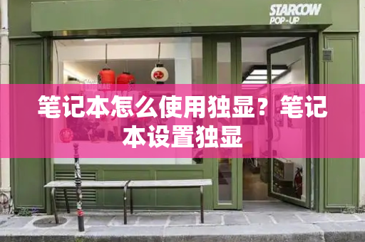 笔记本怎么使用独显？笔记本设置独显
