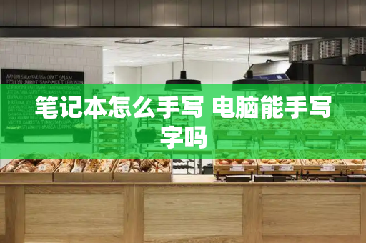 笔记本怎么手写 电脑能手写字吗