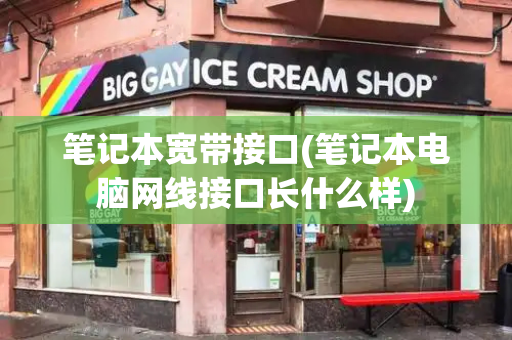 笔记本宽带接口(笔记本电脑网线接口长什么样)