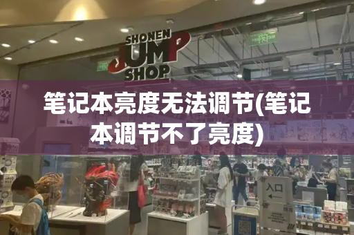 笔记本亮度无法调节(笔记本调节不了亮度)