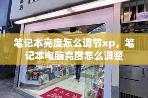笔记本亮度怎么调节xp，笔记本电脑亮度怎么调整