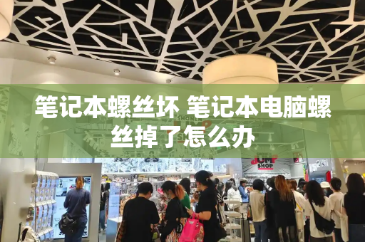 笔记本螺丝坏 笔记本电脑螺丝掉了怎么办-第1张图片-星选测评
