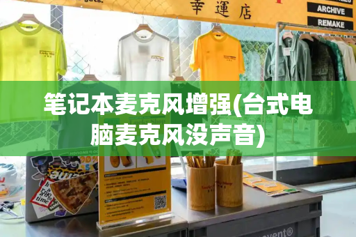 笔记本麦克风增强(台式电脑麦克风没声音)