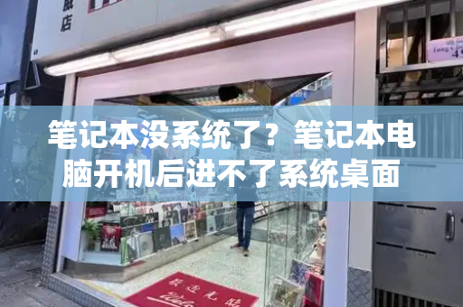 笔记本没系统了？笔记本电脑开机后进不了系统桌面-第1张图片-星选测评