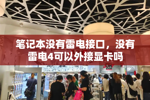 笔记本没有雷电接口，没有雷电4可以外接显卡吗-第1张图片-星选测评
