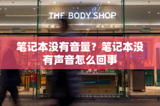 笔记本没有音量？笔记本没有声音怎么回事
