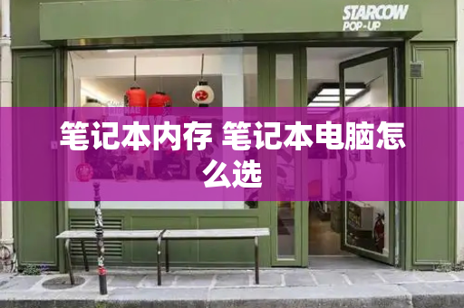 笔记本内存 笔记本电脑怎么选-第1张图片-星选测评