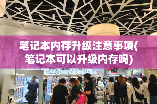 笔记本内存升级注意事项(笔记本可以升级内存吗)-第1张图片-星选测评