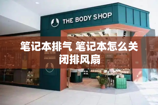 笔记本排气 笔记本怎么关闭排风扇-第1张图片-星选测评