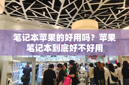 笔记本苹果的好用吗？苹果笔记本到底好不好用-第1张图片-星选测评