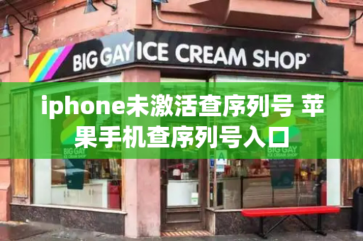 iphone未激活查序列号 苹果手机查序列号入口