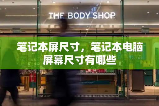 笔记本屏尺寸，笔记本电脑屏幕尺寸有哪些-第1张图片-星选测评