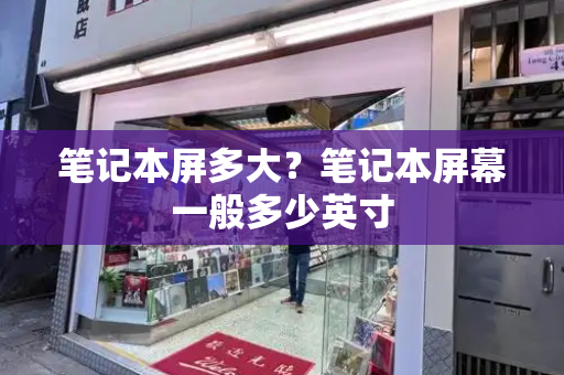 笔记本屏多大？笔记本屏幕一般多少英寸