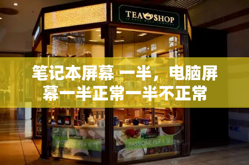 笔记本屏幕 一半，电脑屏幕一半正常一半不正常-第1张图片-星选测评