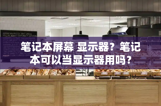 笔记本屏幕 显示器？笔记本可以当显示器用吗？
