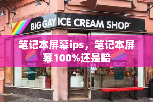 笔记本屏幕ips，笔记本屏幕100%还是暗-第1张图片-星选测评