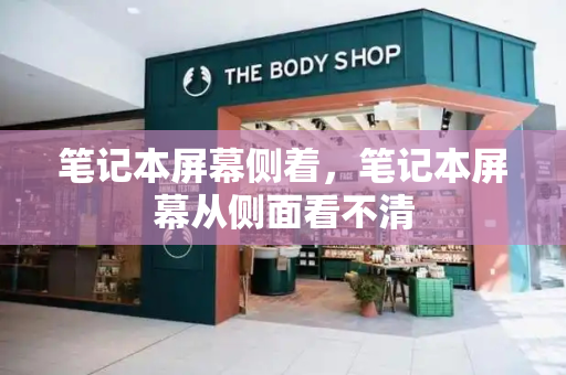 笔记本屏幕侧着，笔记本屏幕从侧面看不清