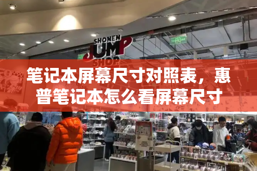 笔记本屏幕尺寸对照表，惠普笔记本怎么看屏幕尺寸