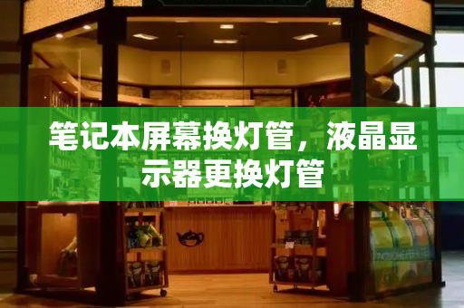 笔记本屏幕换灯管，液晶显示器更换灯管