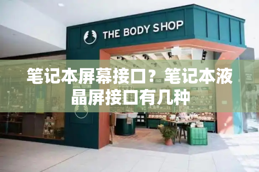 笔记本屏幕接口？笔记本液晶屏接口有几种-第1张图片-星选测评